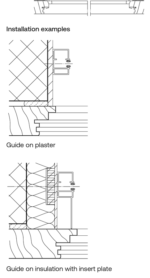 Einbau- und Montagemasse
