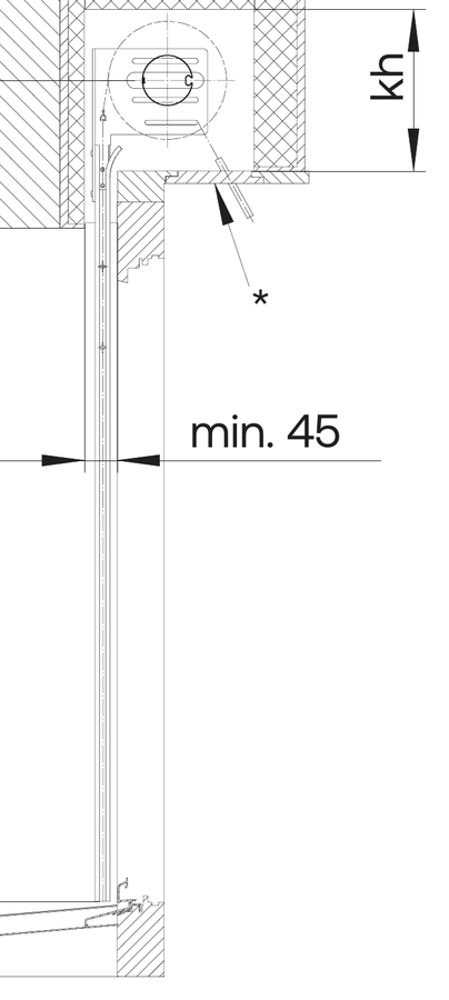 Einbau- und Montagemasse